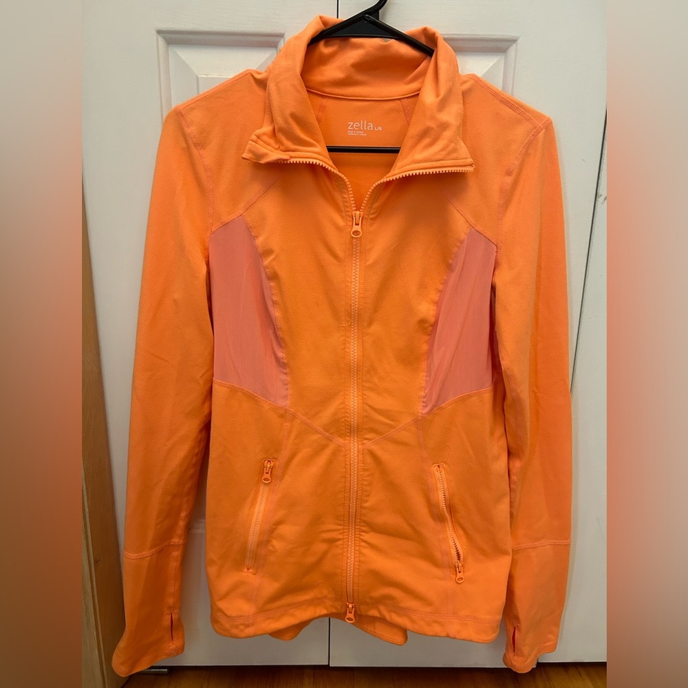 Orange Zella full zip